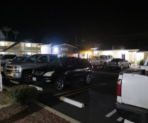 Bonanza Inn Yuba City at Night - Free and ample parking available