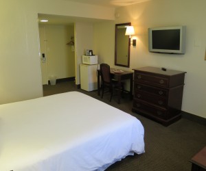 All rooms feature flatscreen TVs